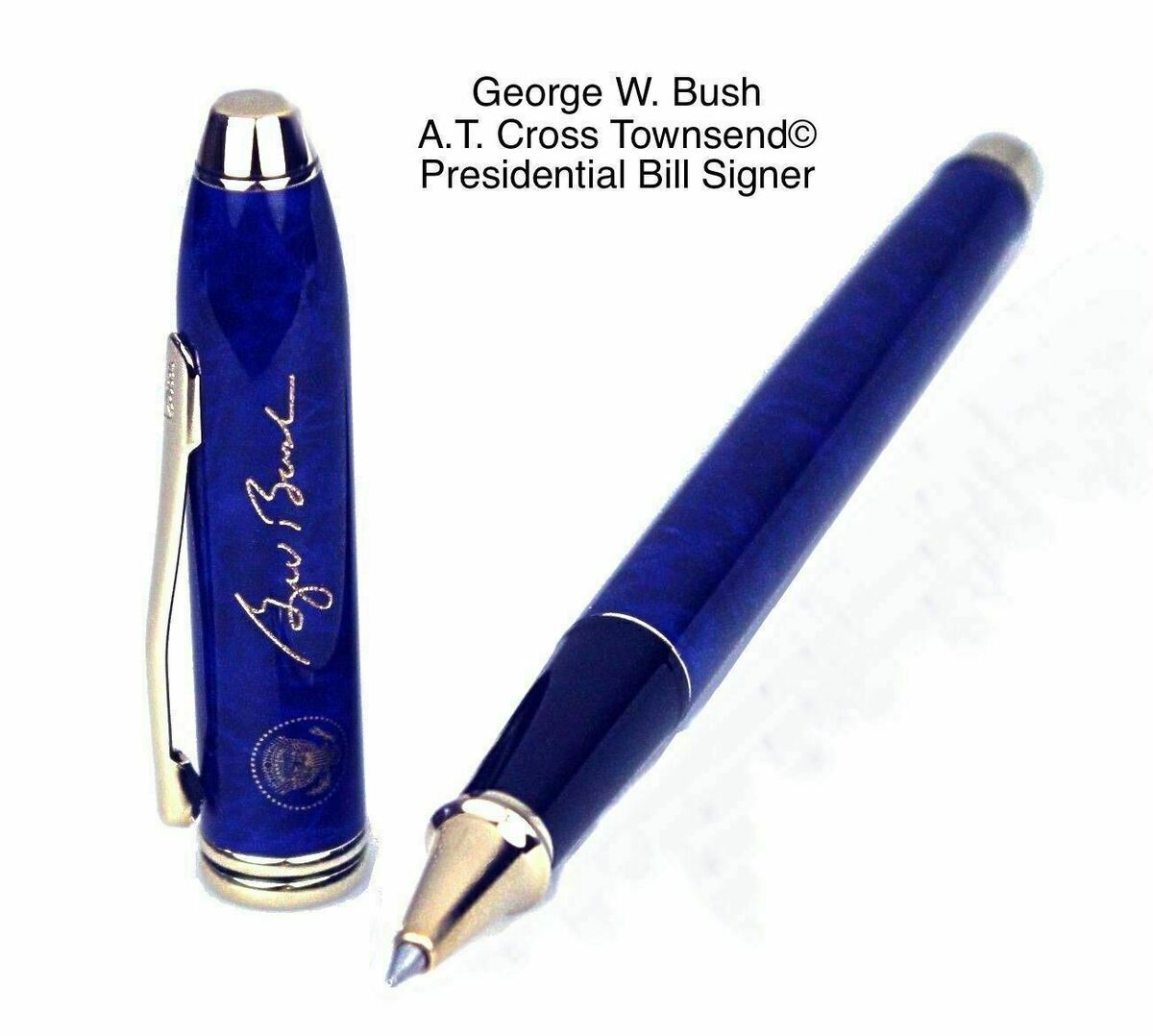 George W. Bush Presidential Seal Authentic Bill Signing Pen George W. Bush Presidential Seal Authentic Bill Signing Pen