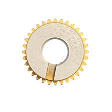 GLEASON GEAR SHAPER, 32 TEETH - BRASS 5 degree pitch- approx 2.25 diameter