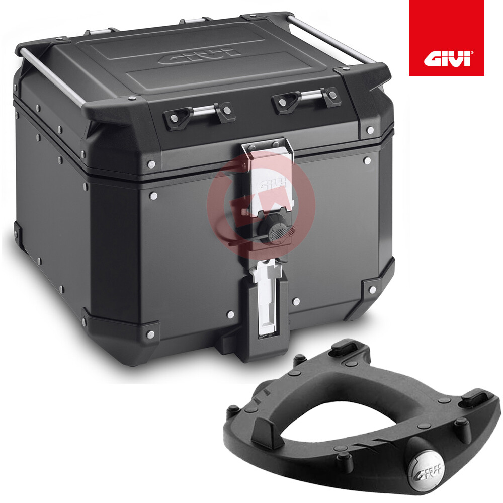 GIVI Top-Case Outback 42L OBKN42B + Kit Piastra E220 Honda Forza  