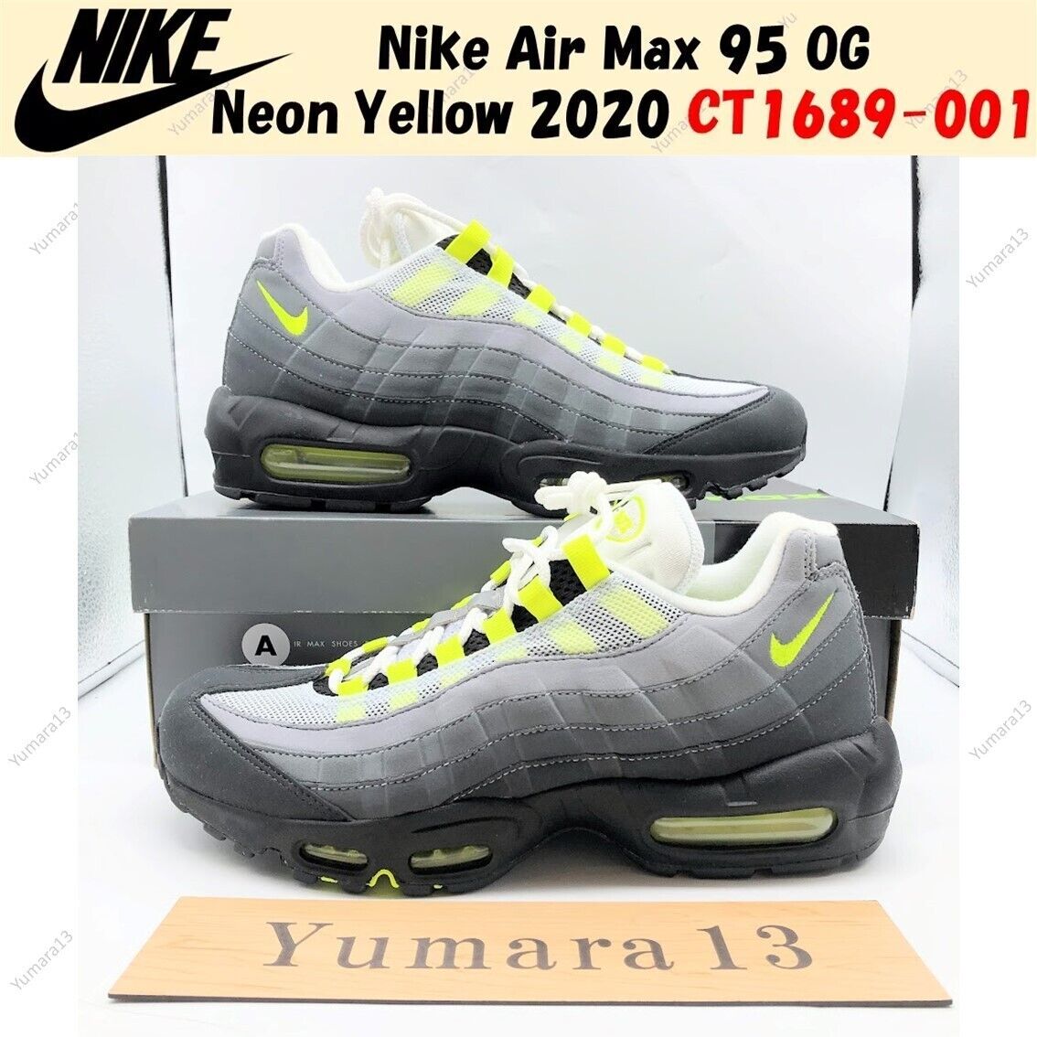 Nike Air Max 95 OG Neon Yellow 2020 CT1689-001 Men's Size | eBay Nike Air Max 95 OG Neon Yellow 2020 CT1689-001 Men's Size | eBay