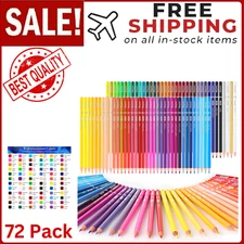 iBayam Colored Pencils 72 Count Color Pencil Set for Adult Coloring Books New
