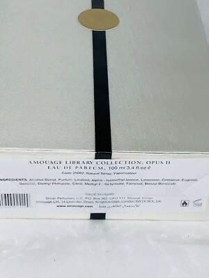 Opus II by Amouage EDP 3.4 oz New Original | eBay