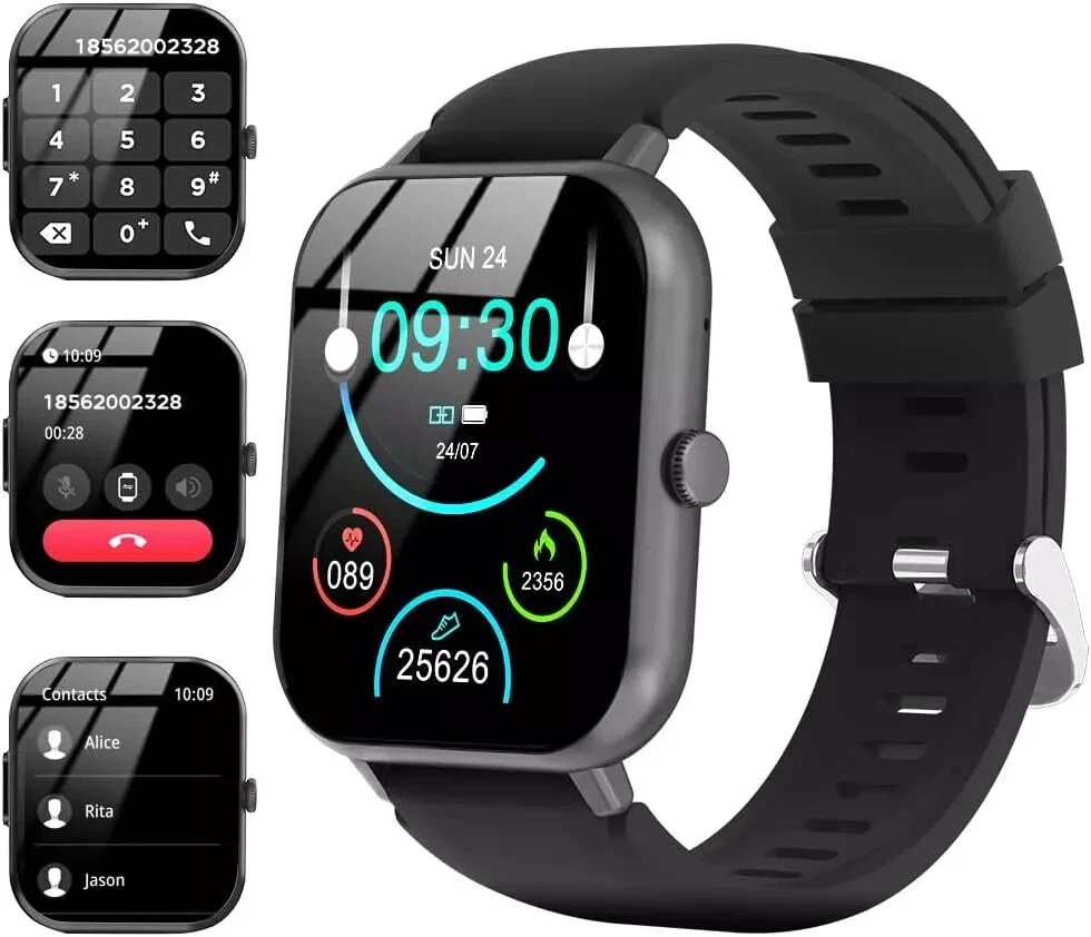 Smart Watch Women Men with Phone Function Wristwatch for iPhone Samsung Huawei