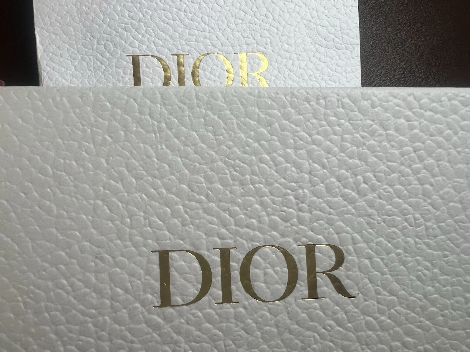DIOR Boîte Portefeuille Étui Avec Sac Shopper GARANTIE