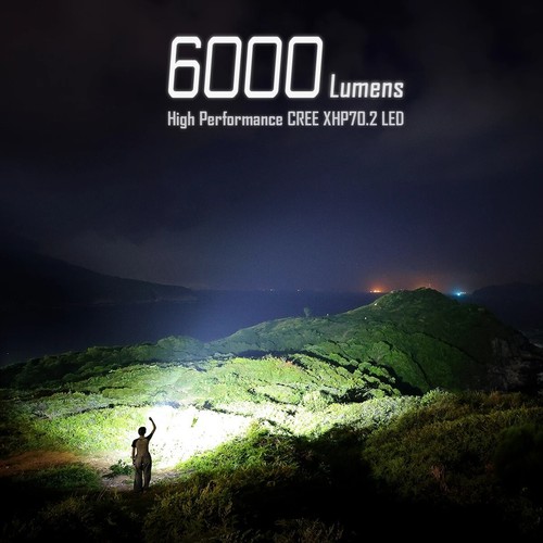 IMALENT BL70 EDC Flashlight 6000 Lumens XHP70 HI LED Type-C Rechargeable Light - Picture 11 of 12