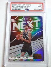 2023 NBA Hoops Victor Wembanyama Rookie #33 HOLO We Got Next RC - PSA 9 (POP 10)
