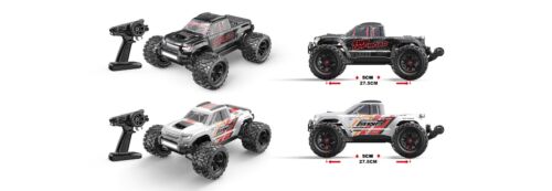 MJX 10208 V2 1/10 HYPER GO 4WD BRUSHLESS RC MONSTER TRUCK (White) - Picture 2 of 10
