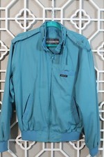 Vintage Members Only Jacket Mens Small 40 Blue Teal Iconic Racer Europe Craft