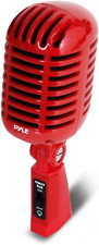 Microphone Vintage Look Old Style Dynamic Vocal Classic Retro Studio Stage Voice