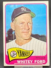VINTAGE 1965 TOPPS WHITEY FORD YANKEES # 330