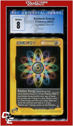 Rainbow Energy graded CGC 8 for sale on eBay