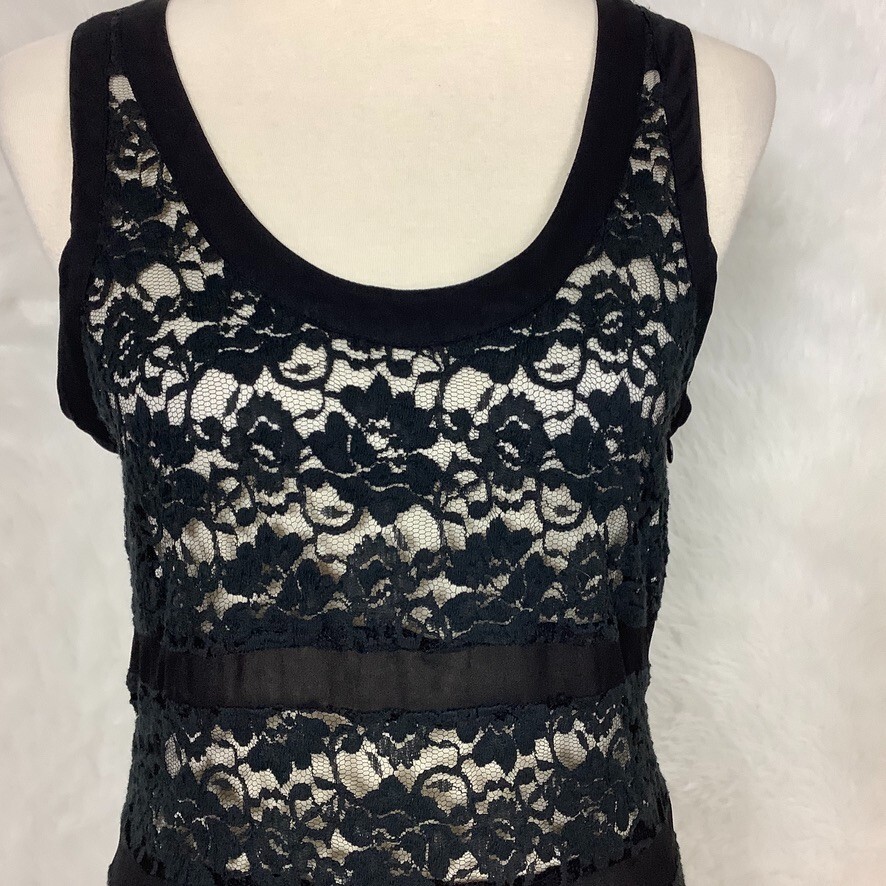 Zimmermann Sheer Black Lace Racerback Mini Dress | eBay