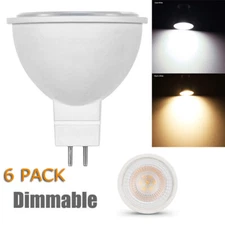 6x Dimmable LED Spotlight Bulb MR16 7W Home Decoration 36°Beam Lighting Lamp 12V
