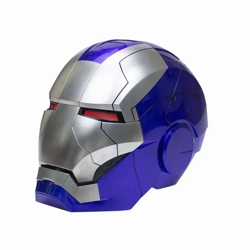 AUTOKING 1:1 Wearable JARVIS Voice Control Cosplay Iron Man MK5 Helmet Mask Gift - Foto 32 di 50