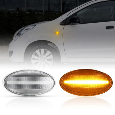 Dynamic Clear LED Side Marker Light For Suzuki Grand Vitara Swift APV Jimny FZ