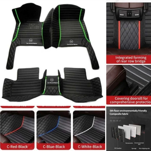 For Chevrolet Camaro SS Car Floor Mats All Weather Waterproof Custom Carpets - Imagen 7 de 32