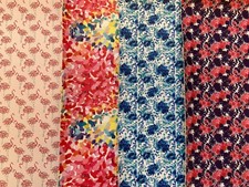 Faux Leather sheet craft 7.75 X 13 Palm Beach Flamingo Hydrangea Floral Pleather