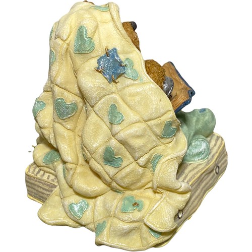 Halloween Boyds Bears Fraidy Bear 228407 Lights Up Batteries NEW Bedtime Quilt - Picture 4 of 7