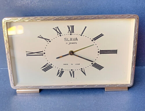 Soviet Vintage Slava Alarm Clock USSR 1980's~Perfect Condition #9325 - Picture 2 of 9