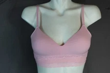 NATORI Wireless Lined Bliss Perfection Contour T-shirt Bra 723154 Size 34D rose