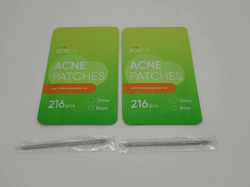 2PK BIORICA Acne Pimple Patches For Face with Tea Tree Essential Oil
