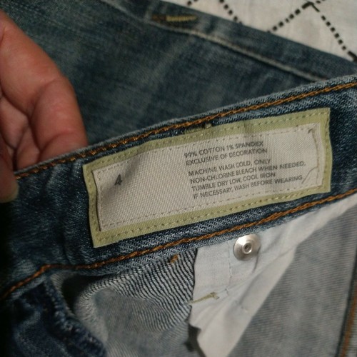 Jeans Ann Taylor Loft Tg 4 Originale Taglio Stivaletto Elasticizzato Denim - Foto 6 di 6