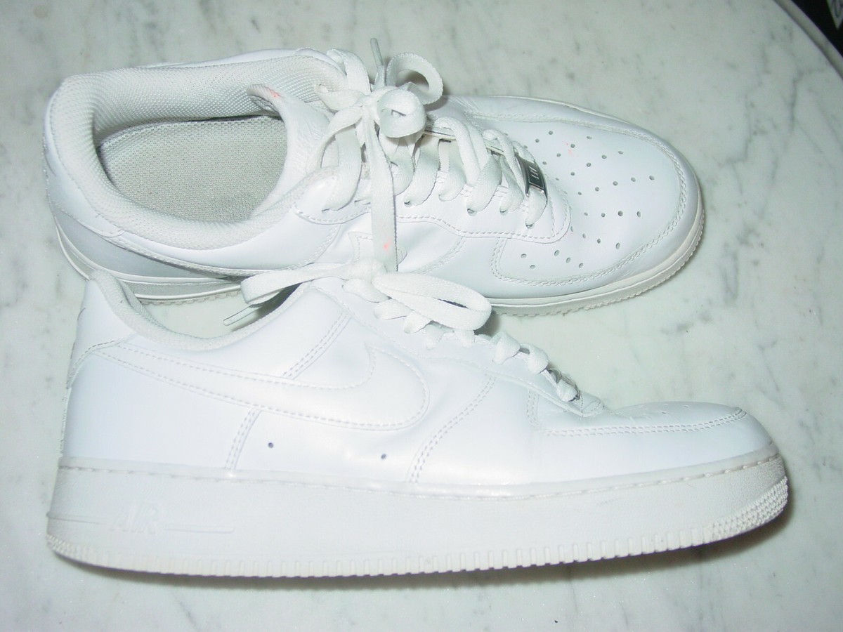 2018 Nike Air Force One 07 White Leather Low Basketball