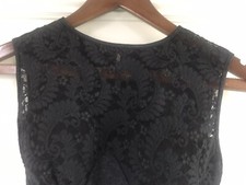 VTG Brand New Victoria's Secret Non Sheer Lace Cotton Lyra BodySuit RARE sz S