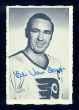 1970-71 OPC O PEE CHEE DECKLE EDGE Hockey 34 ED VAN IMPE EX+ PHILADELPHIA FLYERS