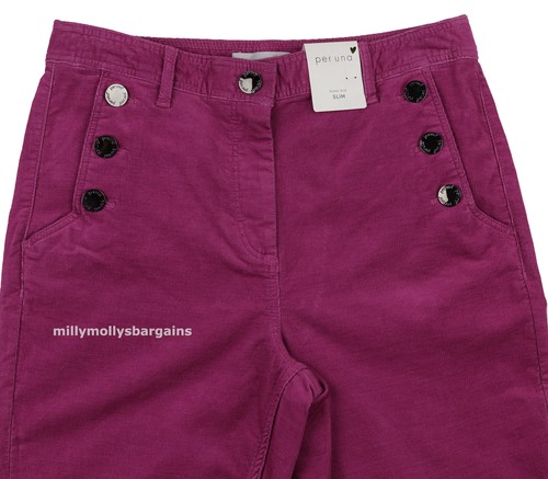 Pink Slim Cord Trousers Size 