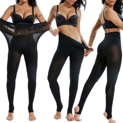 Plus Size Women High Waist Velvet Pantyhose Super Elastic Stockings Thick Tights