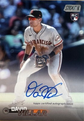 2023 Topps Stadium Club David Villar RC Rookie Auto #SCBA-DV 