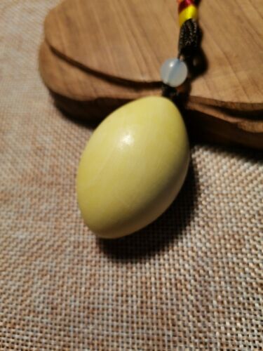 Vagina Life Origin woman Wood Carved Decoration Boxwood Carving Pendant - Picture 4 of 4
