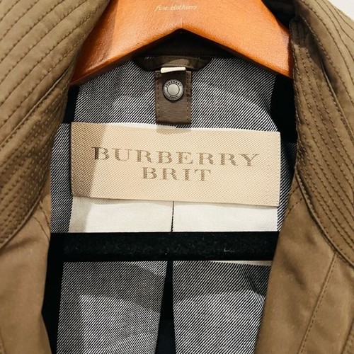 Burberry Brit Military Field Chore Jacket Green Pockets Size XL with Vest - Picture 9 of 24