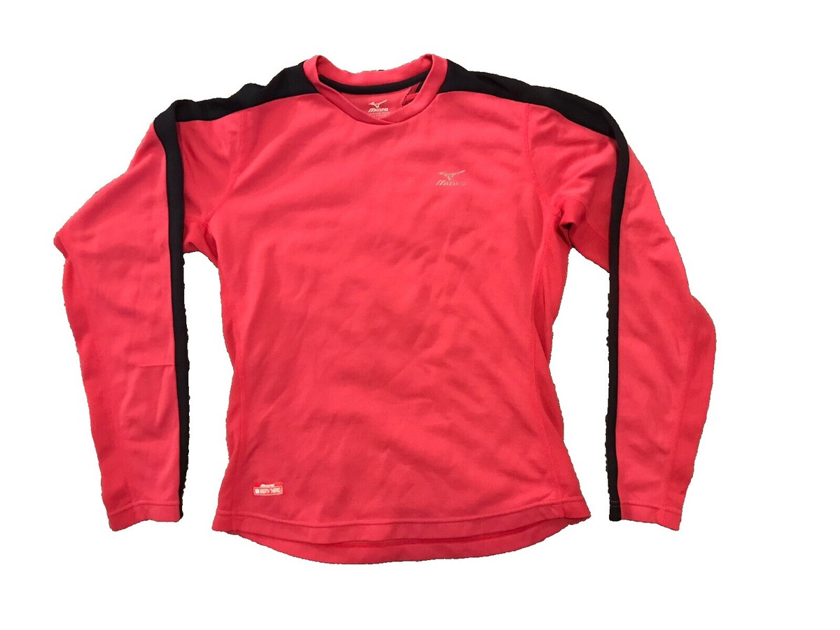 Camiseta Mizuno Manga Larga Para Mujer - Roja
