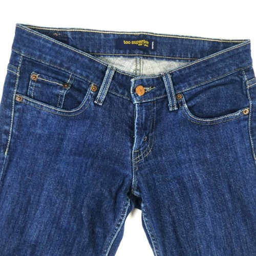 LEVIS TOO SUPERLOW 524 Jeans Dark Denim | eBay