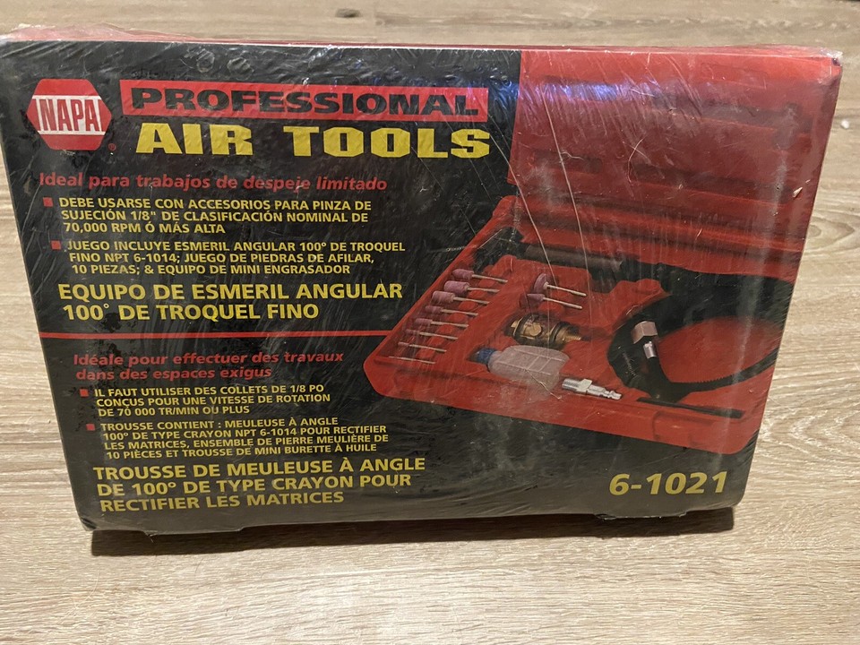 NAPA Professional Air Tools Angle Pencil Die Grinder Kit 61021 BNIB eBay