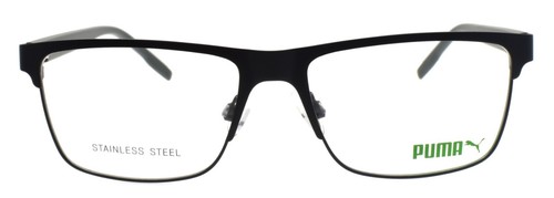 PUMA PE0137OL 003 Men's Eyeglasses Frames 56-17-140 Black / Gray - Picture 2 of 3