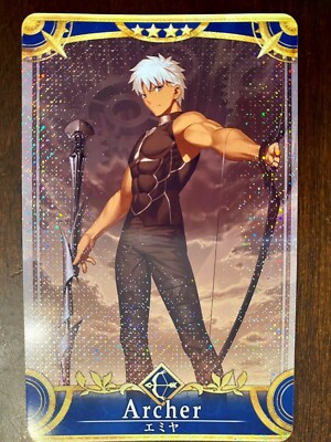 Fate Grand Order FGO Arcade Card Archer Emiya Second Ascension