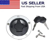 Fuel Gas Tank Cap Cover Lock For Kawasaki Ninja 650 650R ER-6F EX650 2006-2015