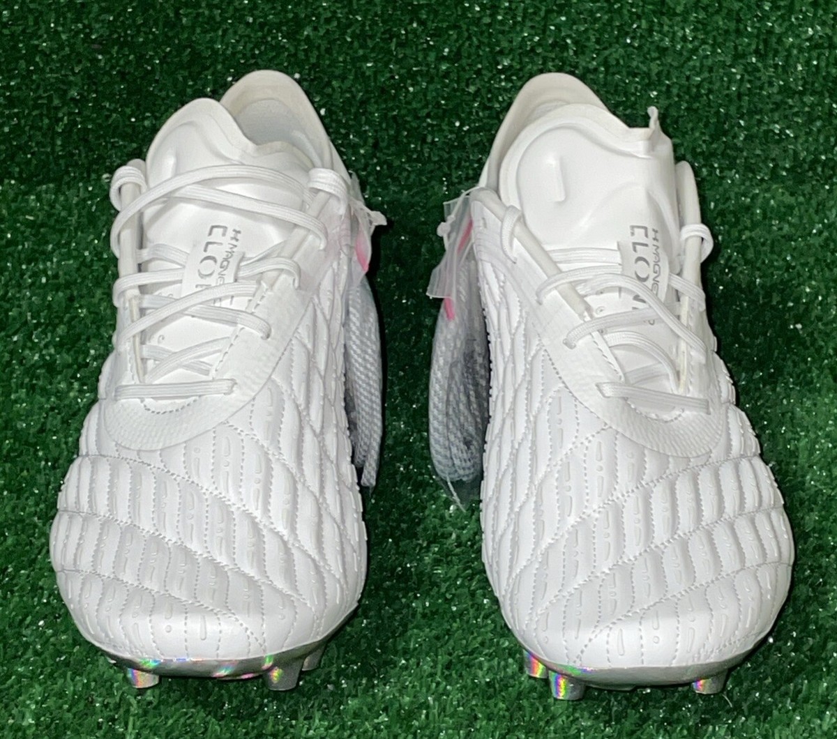 Under Armour Magnetico Elite 3 FG Soccer Cleats Mens Sz 7 White 3026740-101 New Under Armour Magnetico Clone Elite 3 FG Soccer Cleats White  main image 3
