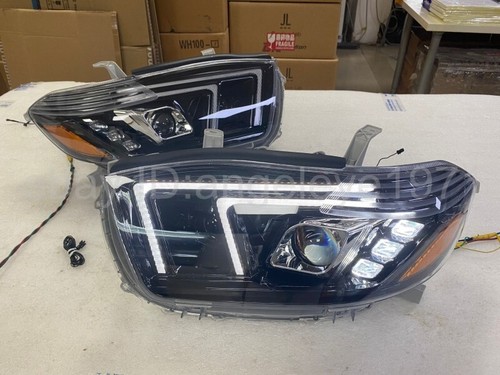 Full LED front lamp For TOYOTA 2008-2011 year Kluger Highlander LED Head Lights - Foto 11 di 13