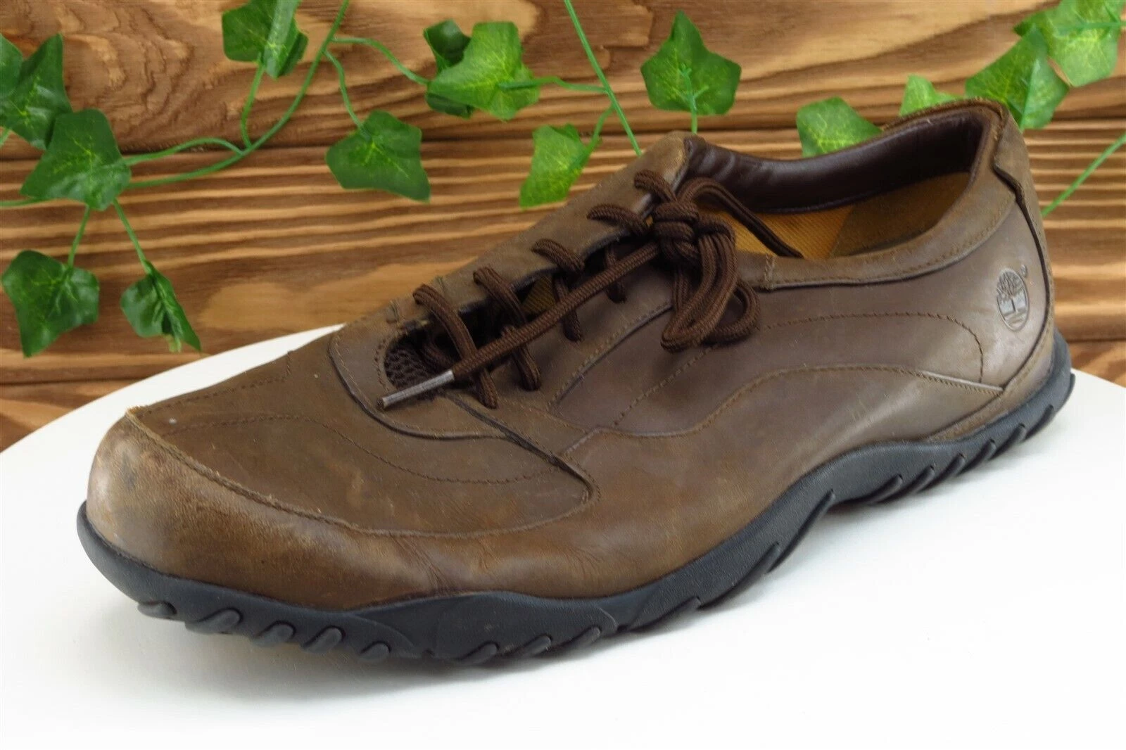 Scarpe Timberland taglia 9 W marrone Oxford pelle uomo