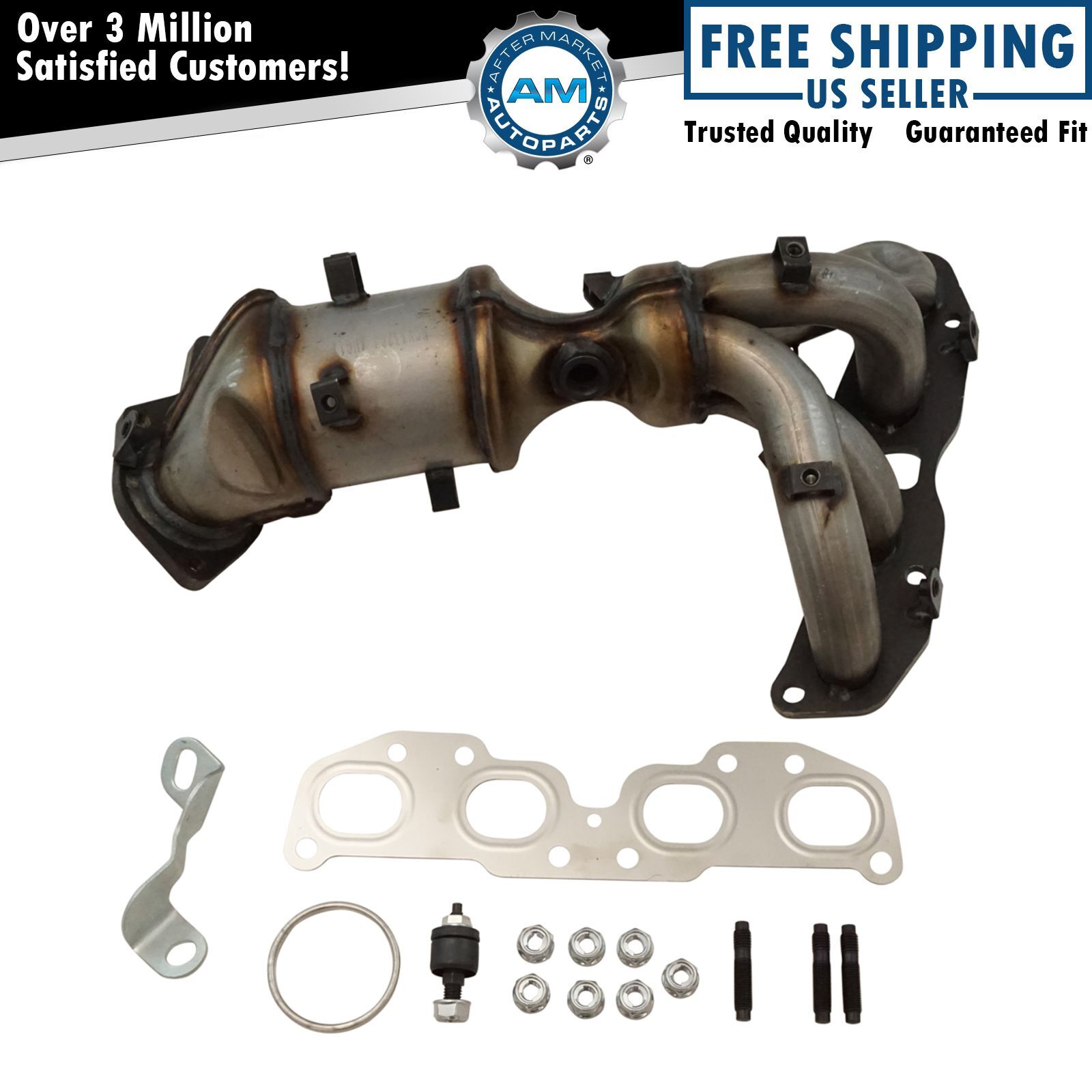 Exhaust Manifold Catalytic Converter Gasket Kit for 20072012 Nissan