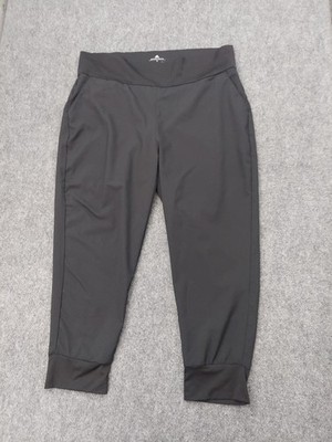 Adidas x Parley Ocean Jogger Track Pants Womens 1X Black Pull On Zip Pockets