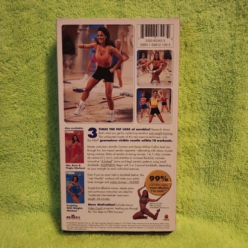 The Firm Basics Fat Burning Workout Total Body (VHS, 1997) Aerobics Fitness HTF - Picture 2 of 3