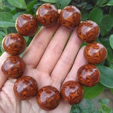 Huanghuali Prayer Beads Bracelet 18mm 13 Beads Unisex Car Pendant Collectible