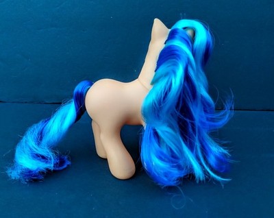 Vintage 2002 My Little Pony Hasbro G3 Wishawhirl Orange With Blue