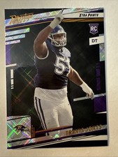 2022 Panini Prestige Travis Jones Xtra Points Diamond RC #358 Baltimore Ravens