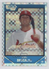 2007 Bowman Draft Chrome Picks X-Fractor 100/299 Daniel Descalso #BDPP42 0gm
